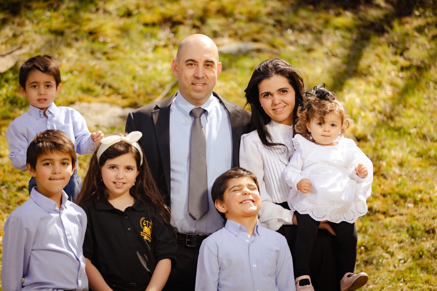 The Bandar family &mdash; Stephen, his wife and their five children
