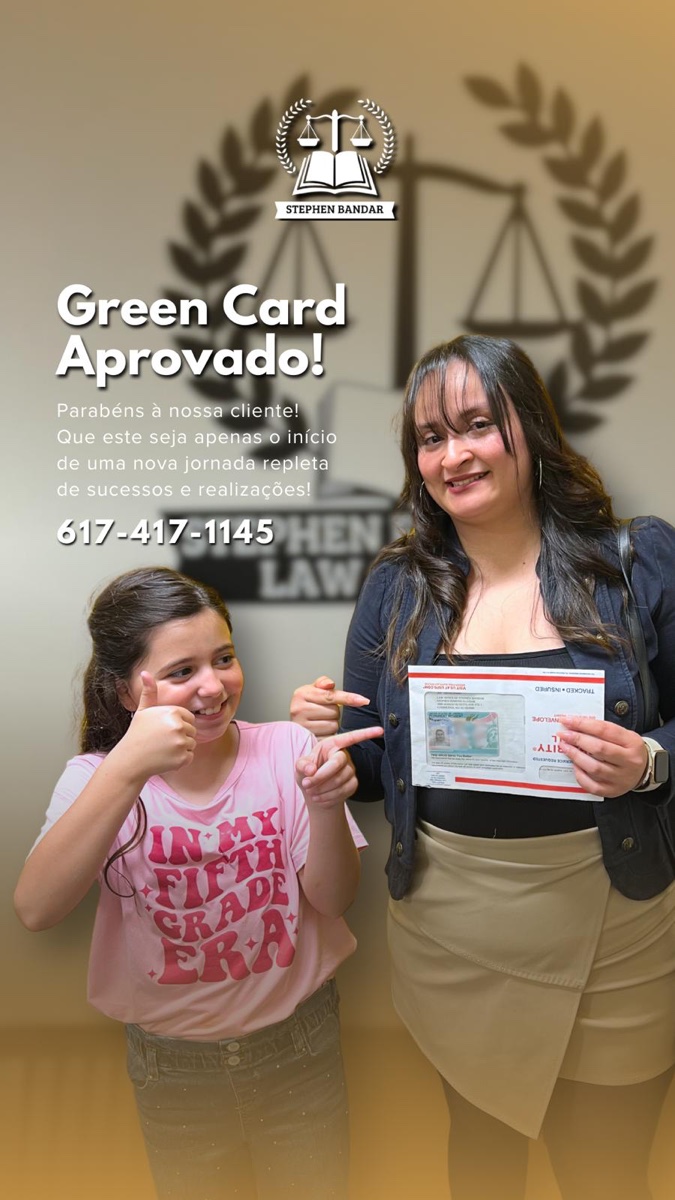 Green Card approved &mdash; mother and daughter