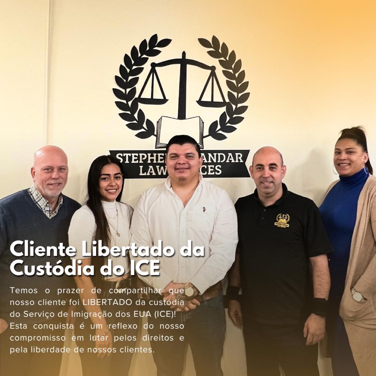 Client released from ICE custody